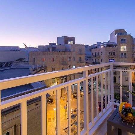Bright & Modern 2-Bedroom, 4Th Floor Apartment In Gzira, Malta Bagian luar foto